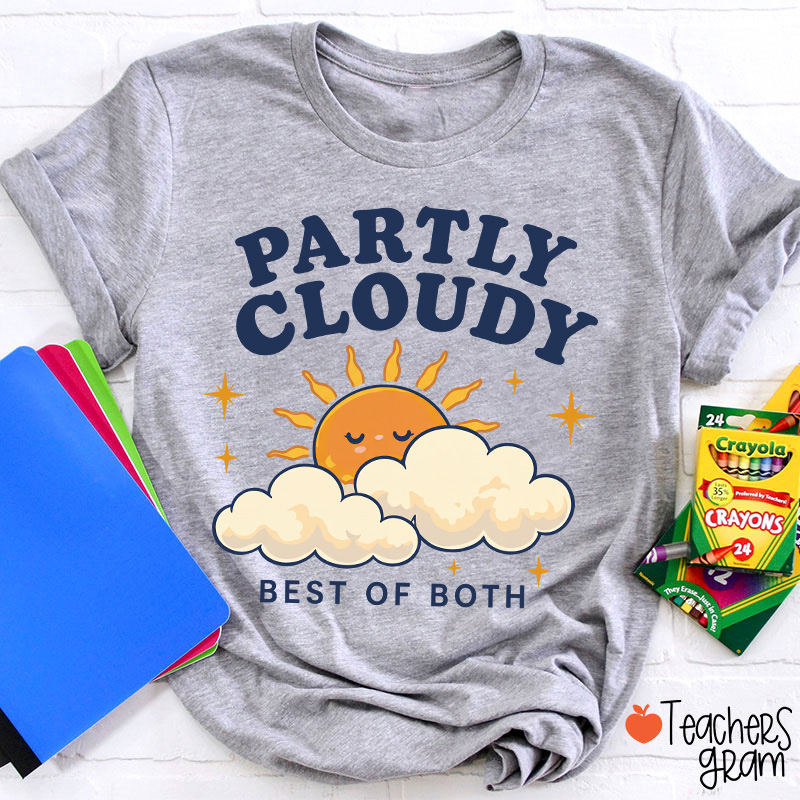 Personalized Weather Vibes Collection Teacher T-Shirt