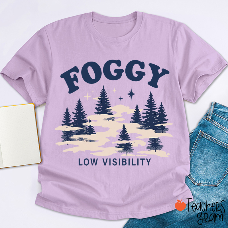 Personalized Weather Vibes Collection Teacher T-Shirt