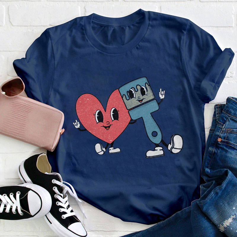 Love Art Teacher T-Shirt
