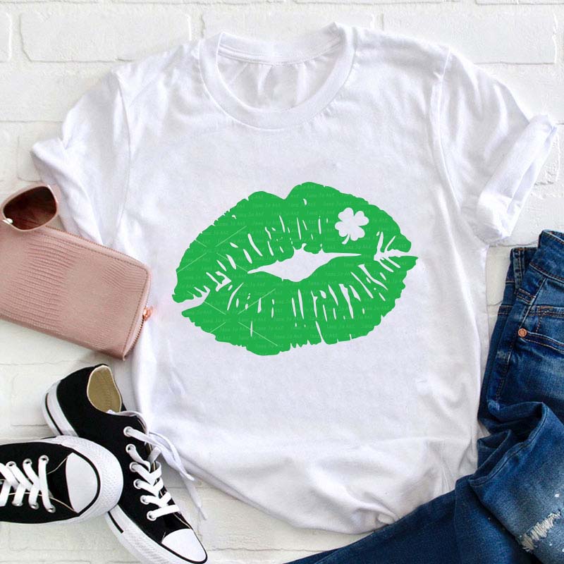 Lucky Kiss Teacher T-Shirt