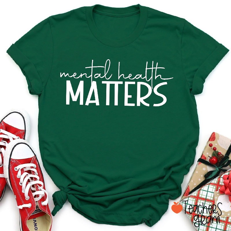 Mental Health Awareness Teacher T-Shirt