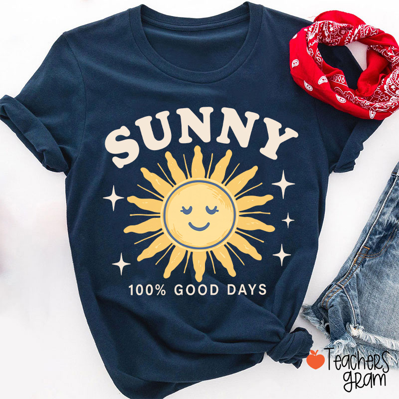 Personalized Weather Vibes Collection Teacher T-Shirt