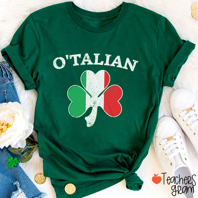 O'Talian St Patrick's Day Teacher T-Shirt