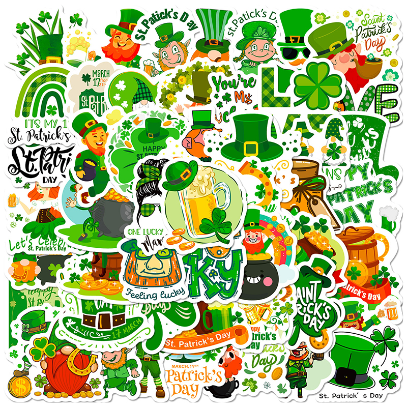 50PCS St. Patrick's Day Teacher Stickers