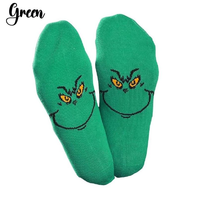 Smiling Ghost Face Teacher Socks