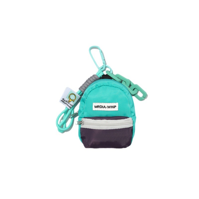 Dopamine Macaron Backpack Teacher Keychain