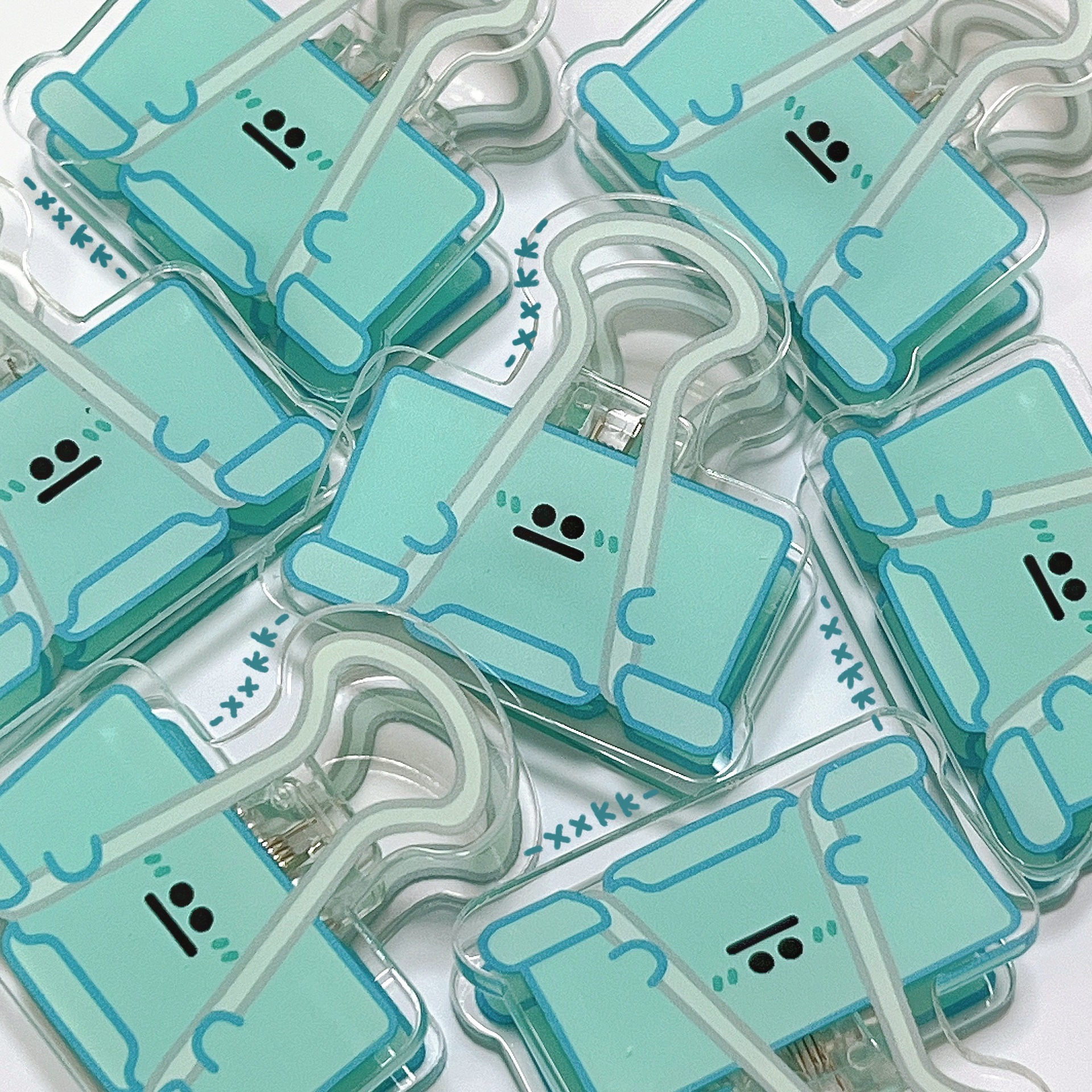 Cartoon Eye Acrylic Paper Clip