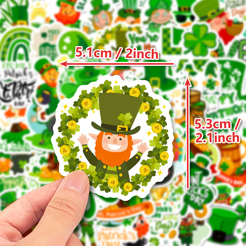 50PCS St. Patrick's Day Teacher Stickers