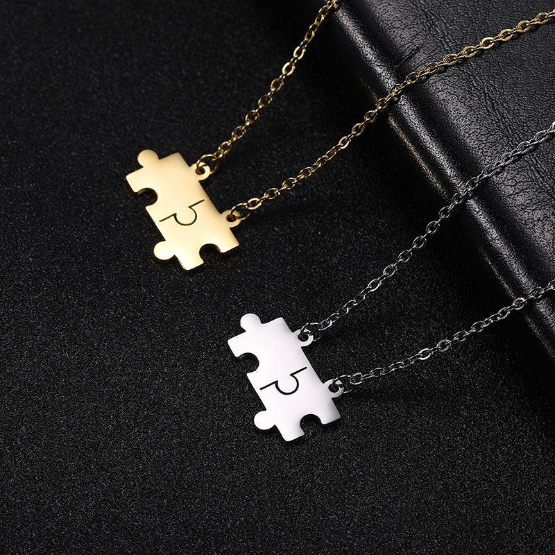 Autism Puzzle Teacher Necklace