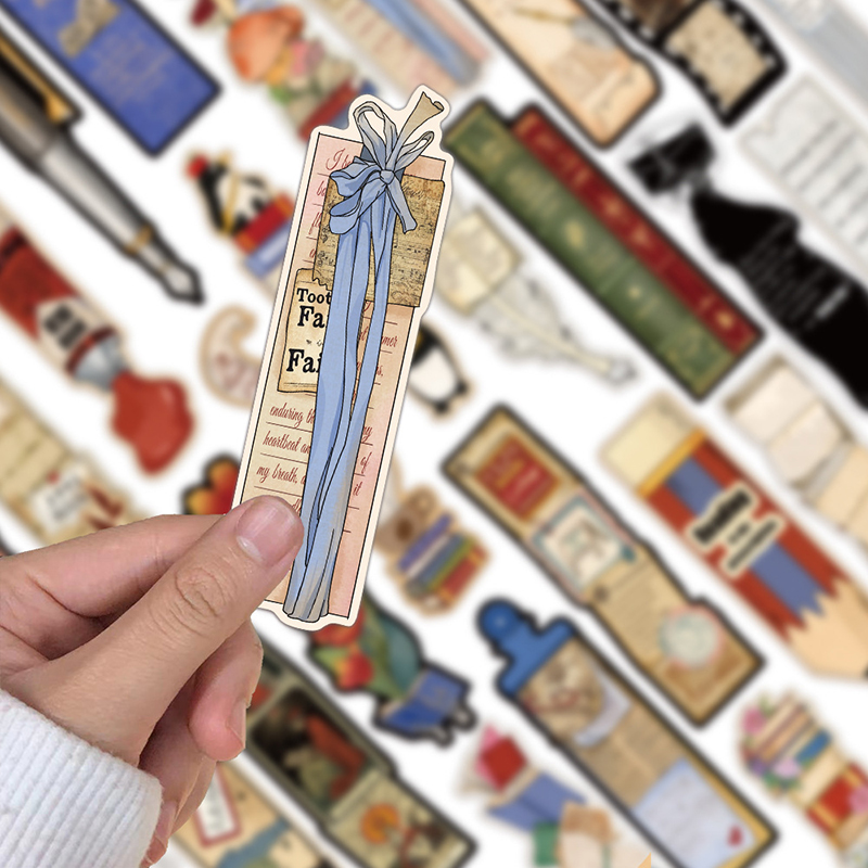 30 Pieces Vintage Reading Themed Bookmarks