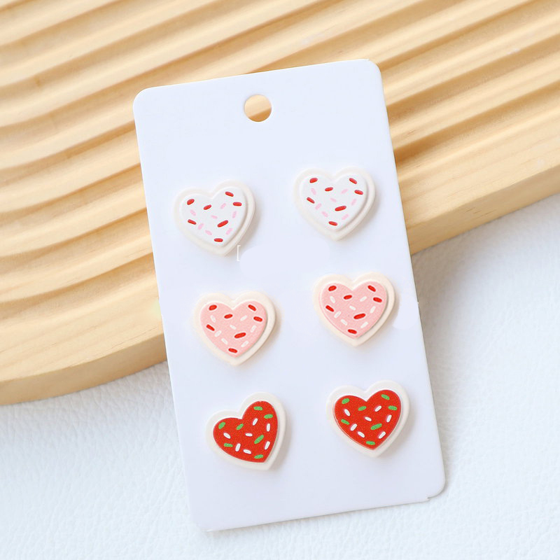 Heart Cookie Teacher Acrylic Earrings