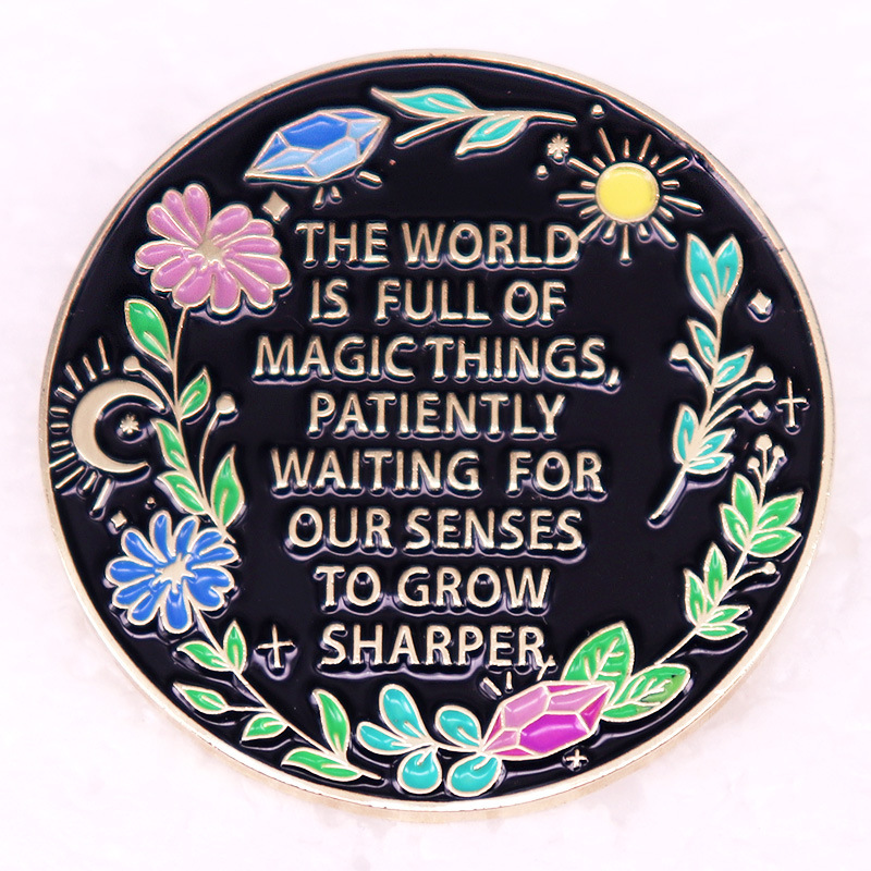 The World Is Full Of Magic Things Teacher Pin