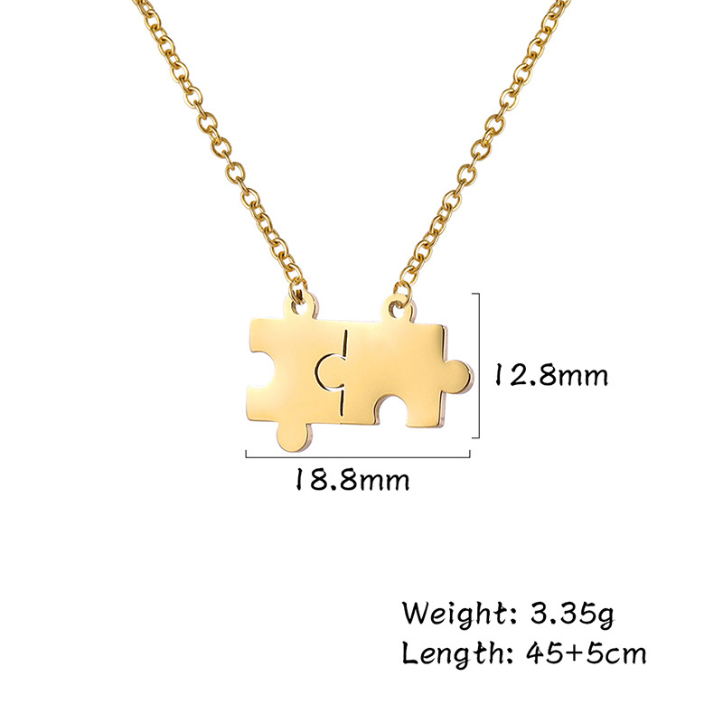 Autism Puzzle Teacher Necklace