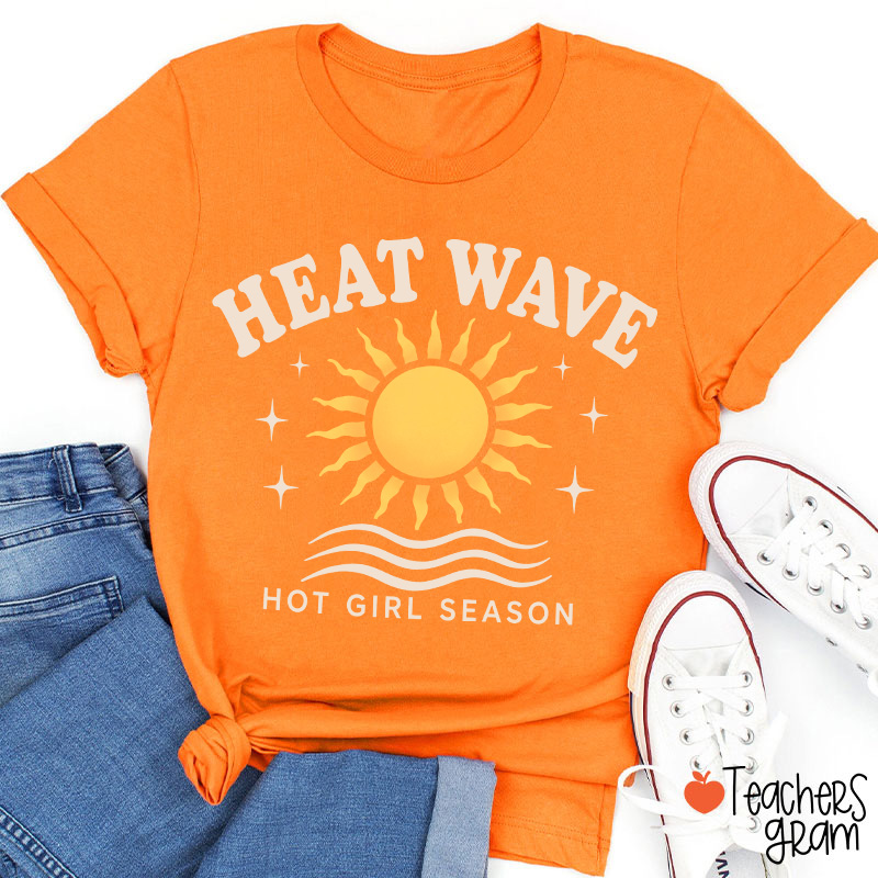 Personalized Weather Vibes Collection Teacher T-Shirt