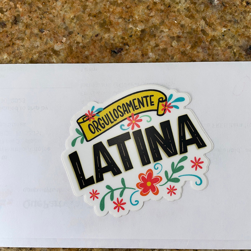 Orgullosamente Latina Spanish Teacher Stickers