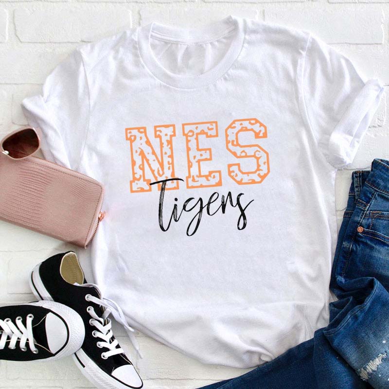 Personalized Mascot Name Teacher T-Shirt