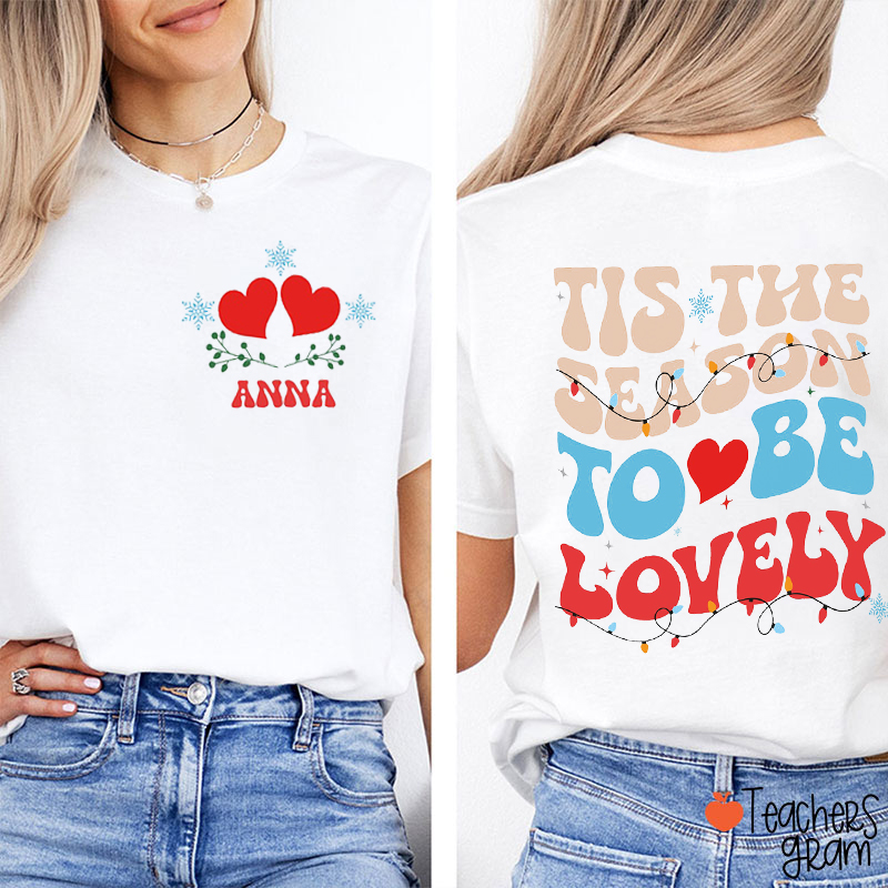 Personalized Name It's The Season To Be Lovely Teacher