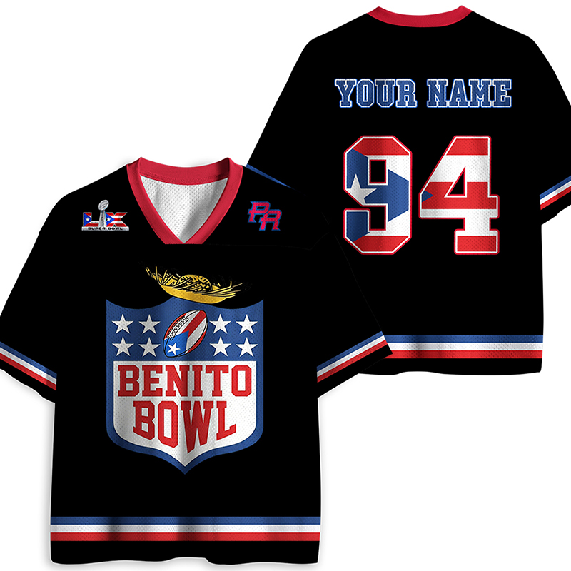 Personalized Benito Bowl Teacher Mesh Jersey