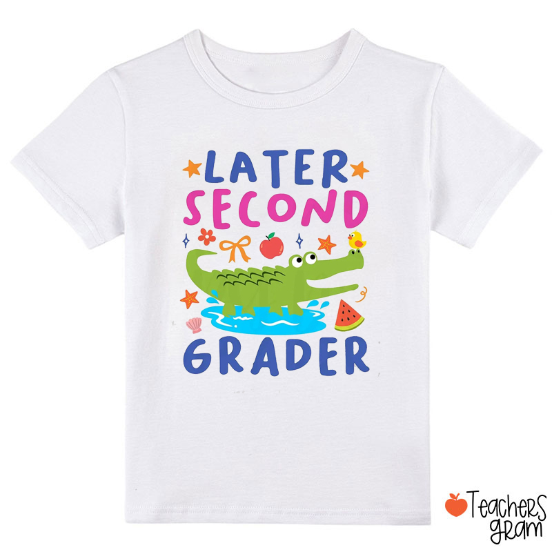 Personalized Grade Later Cute Alligator Class T-Shirt