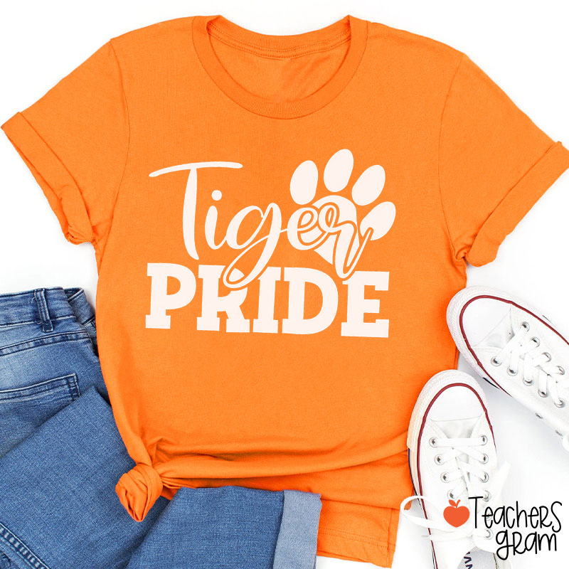 Personalized Mascot Pride Game Day Teacher T-Shirt