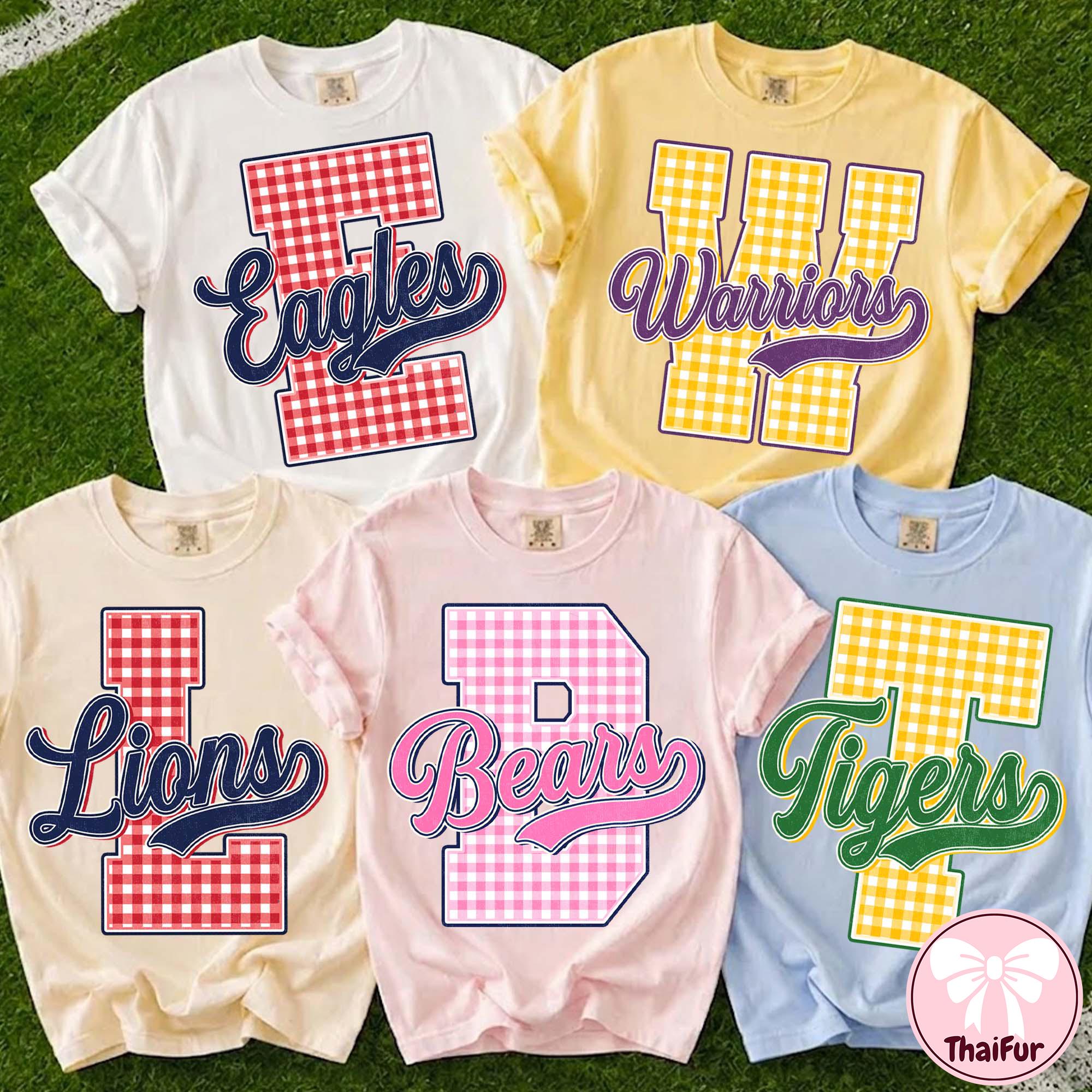 Personalized Mascot School Team Name Teacher T-Shirt
