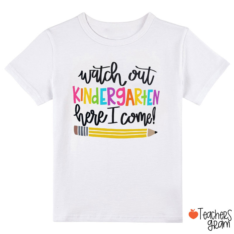 Personalized Name Watch Out Here I Come Class T-Shirt