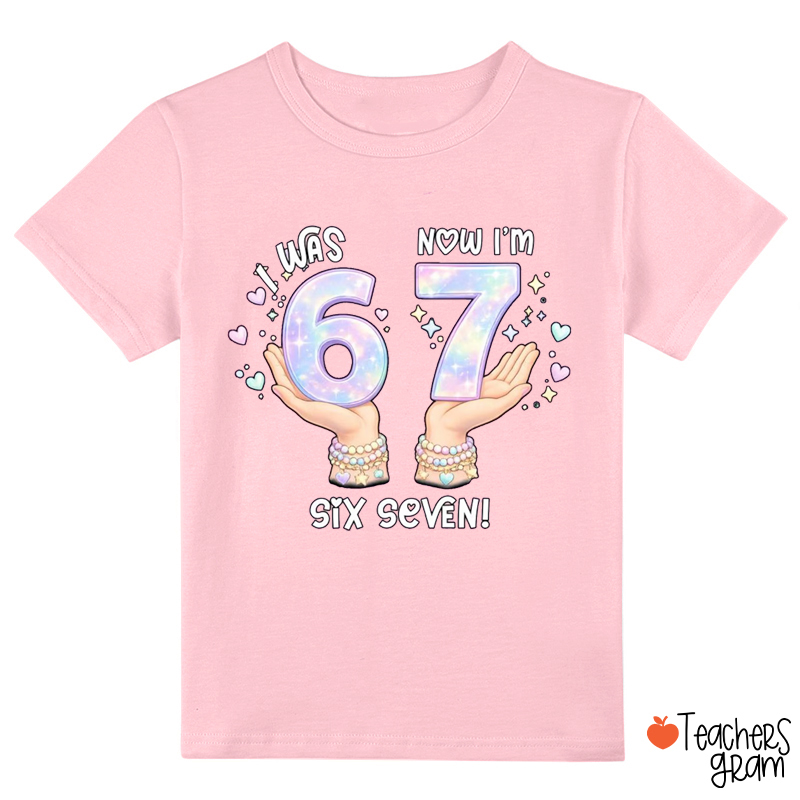 Six Seven Meme Girls Party Class T-Shirt