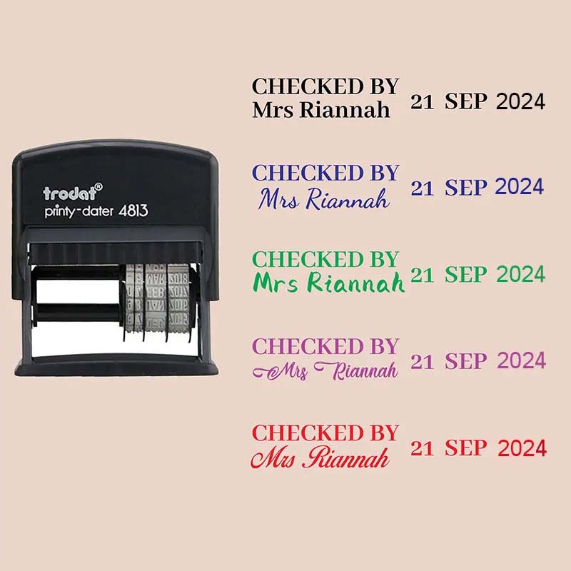 Personalised Teacher Stamps, Monster Stamps, Custom Gifts, Self-Inking  Stamp, Animal Stamps - Yahoo Shopping