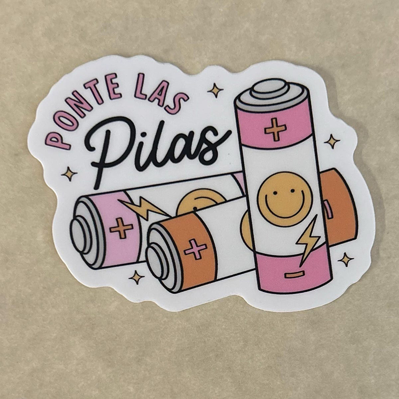 Ponte Las Pilas Spanish Teacher Stickers