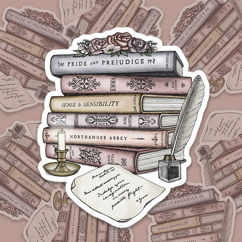 Pride And Prejudice Sense Sensibility Teacher Stickers