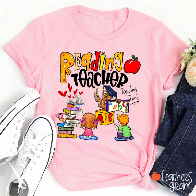 Reading Teacher Reading Time Teacher T-Shirt