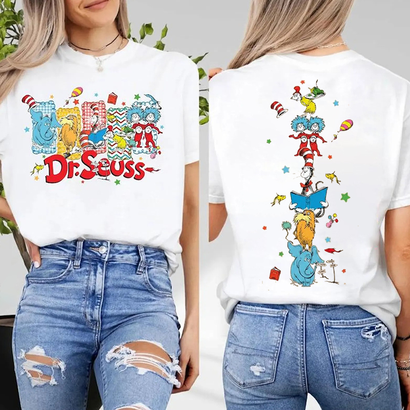 Reading Day Teacher Two Sided T-Shirt