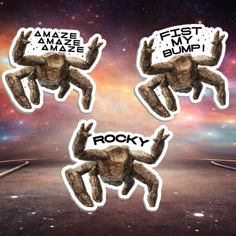 Rocky Sci-Fi BookTok Teacher Stickers