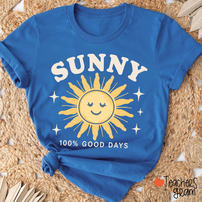 Personalized Weather Vibes Collection Teacher T-Shirt