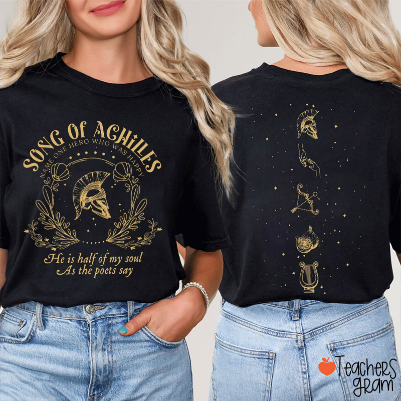 Song Of Achilles Teacher Two Sided T-Shirt