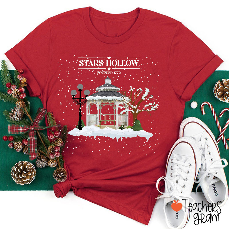 Stars Hollow Founded 1779 Teacher T-Shirt