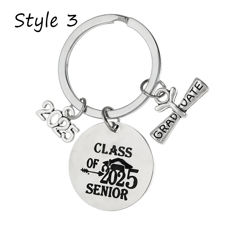 Graduation Season Gift Stainless Steel Teacher Keychain