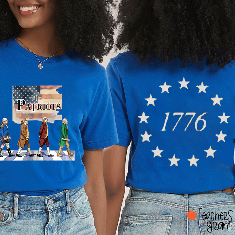 The Patriots 1776 Teacher Two Sided T-Shirt