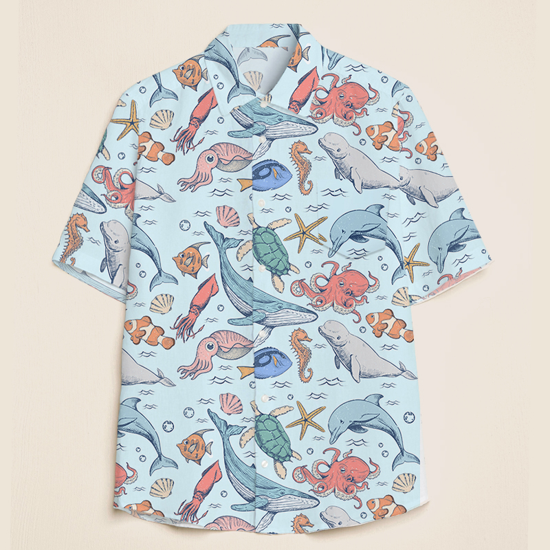 We Are Different But We All Swim Together Teacher Short Sleeve Shirt