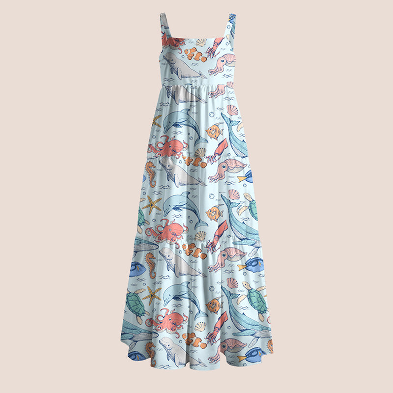 We Are Different But We All Swim Together Teacher Slip Dress