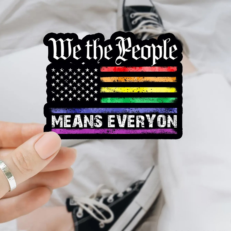 We The People Means Everyone Teacher Stickers