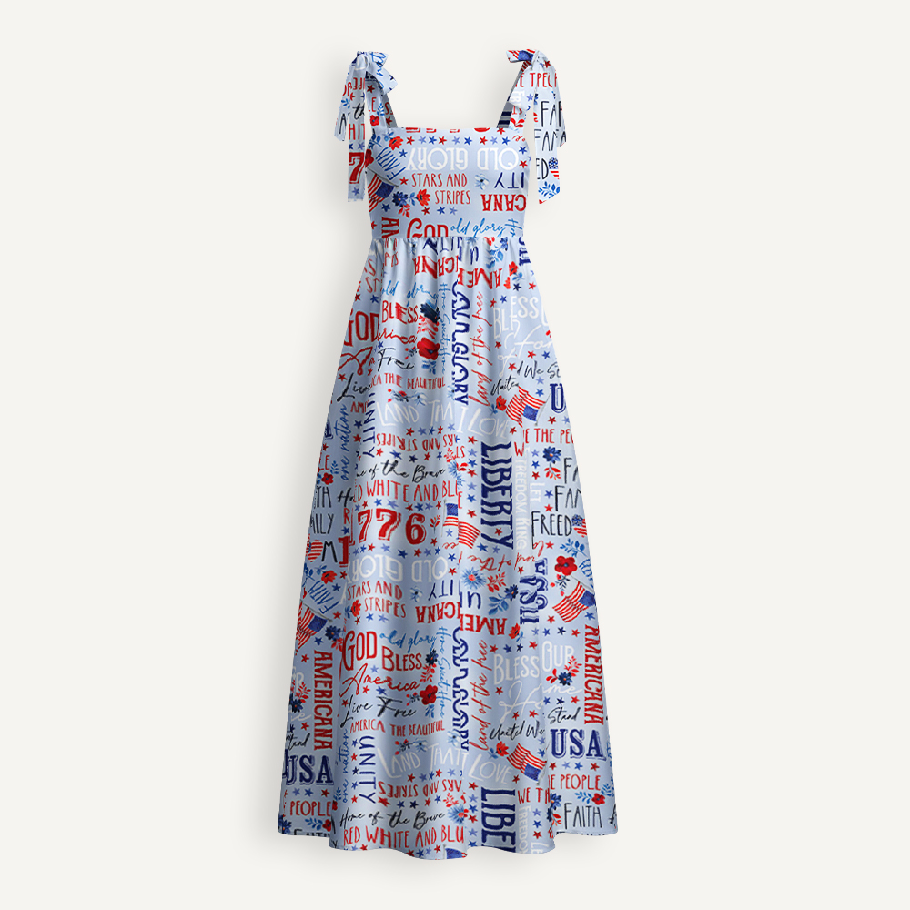 We The People Teacher Tie Shoulder Dress