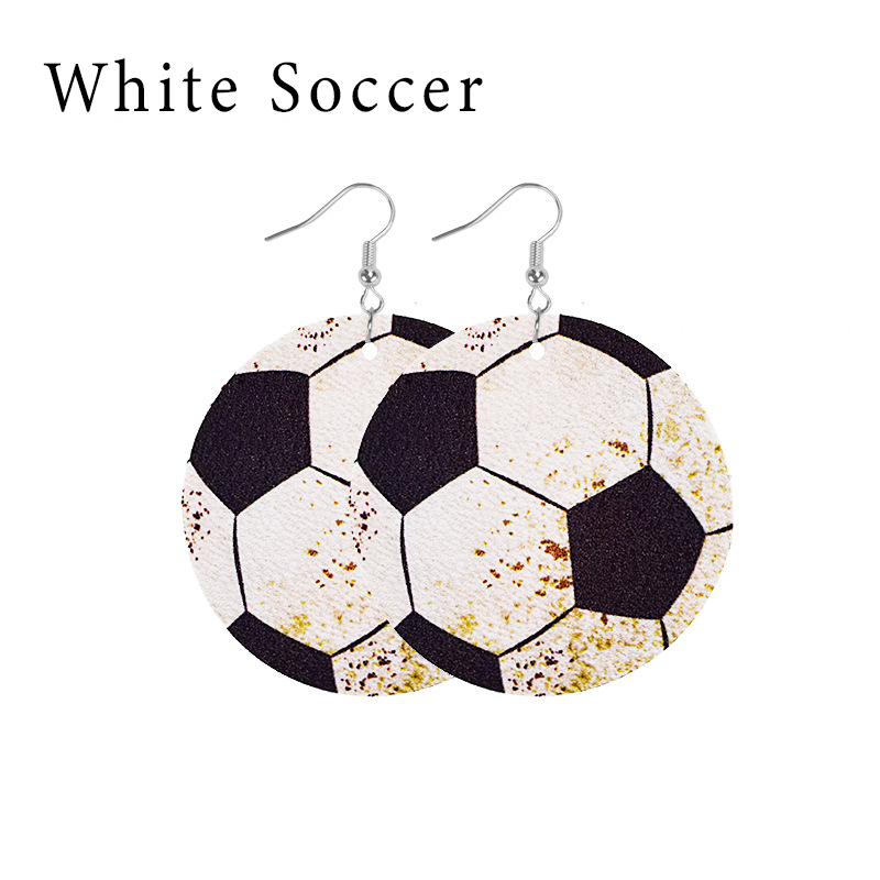 Ball Leather Earrings