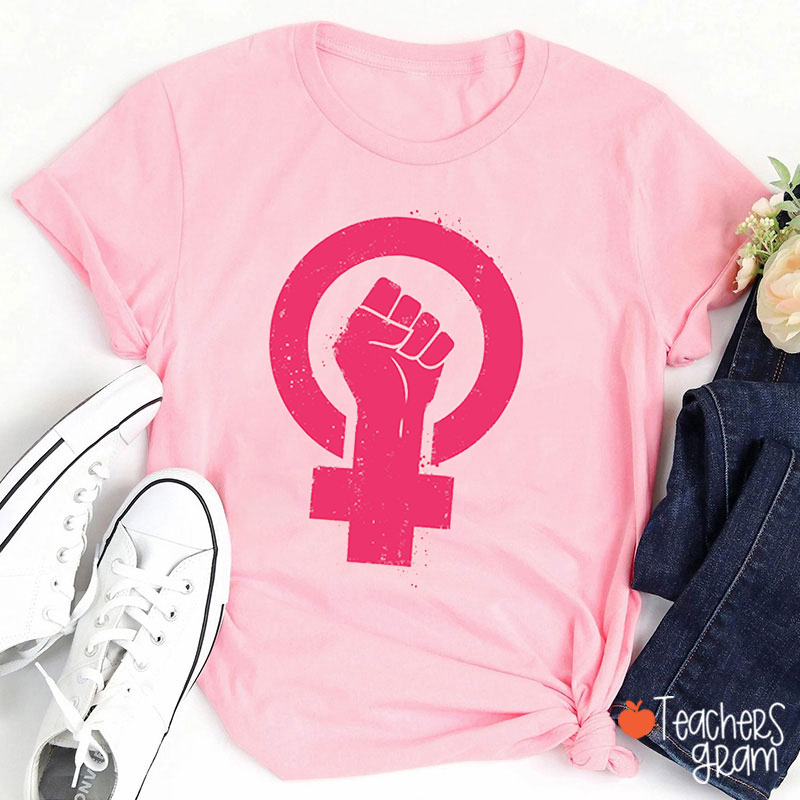 Woman Power Teacher T-Shirt