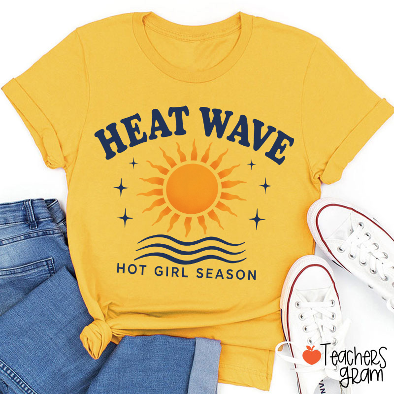 Personalized Weather Vibes Collection Teacher T-Shirt