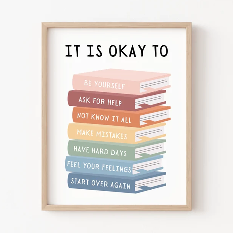 You Don't Have To Be Perfect Teacher Wall Art