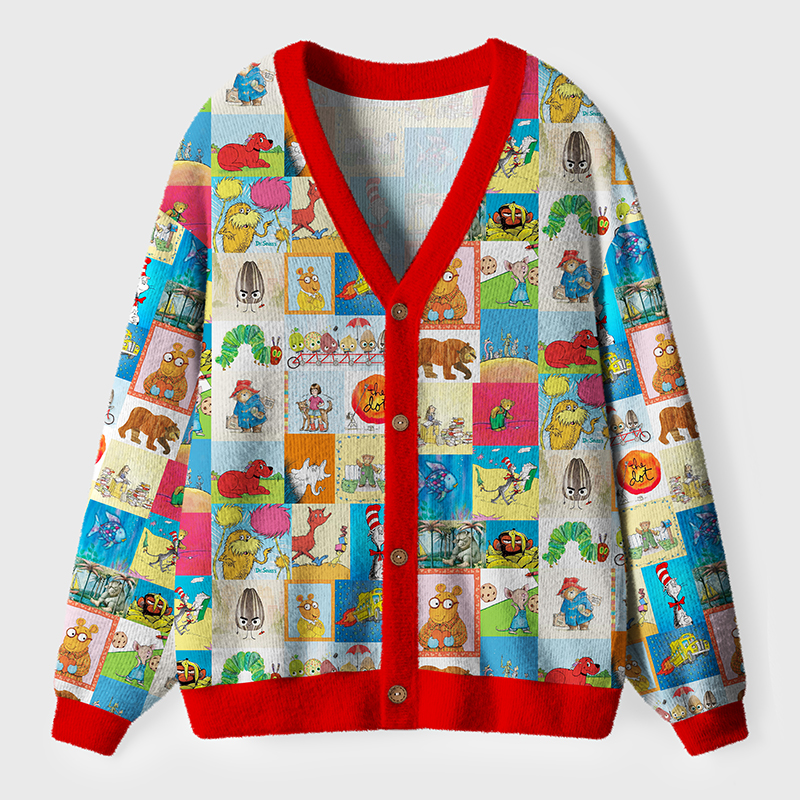I Still Read Children's Books Teacher Ugly Cardigan Sweaters