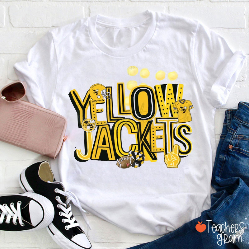 Personalized Mascot Team Teacher T-Shirt