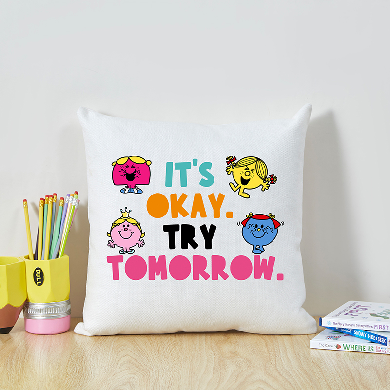 It's Ok Try Tomorrow Teacher Cushion