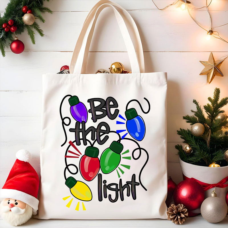 Be The Light Teacher Tote Bag